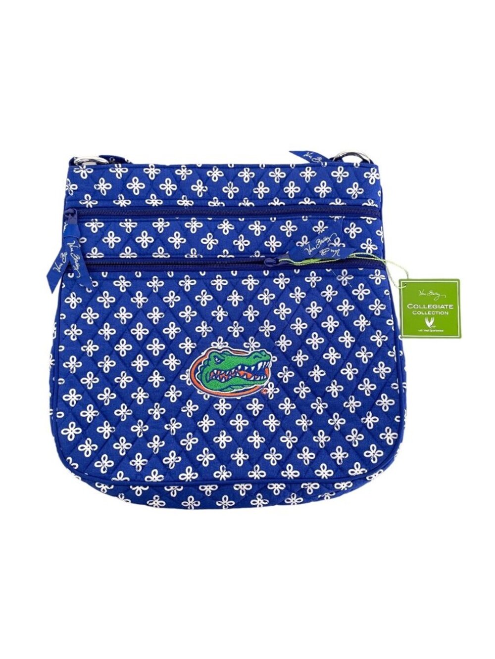 Vera Bradley University of Florida Gators Triple Zip Hipster Crossbody Bag